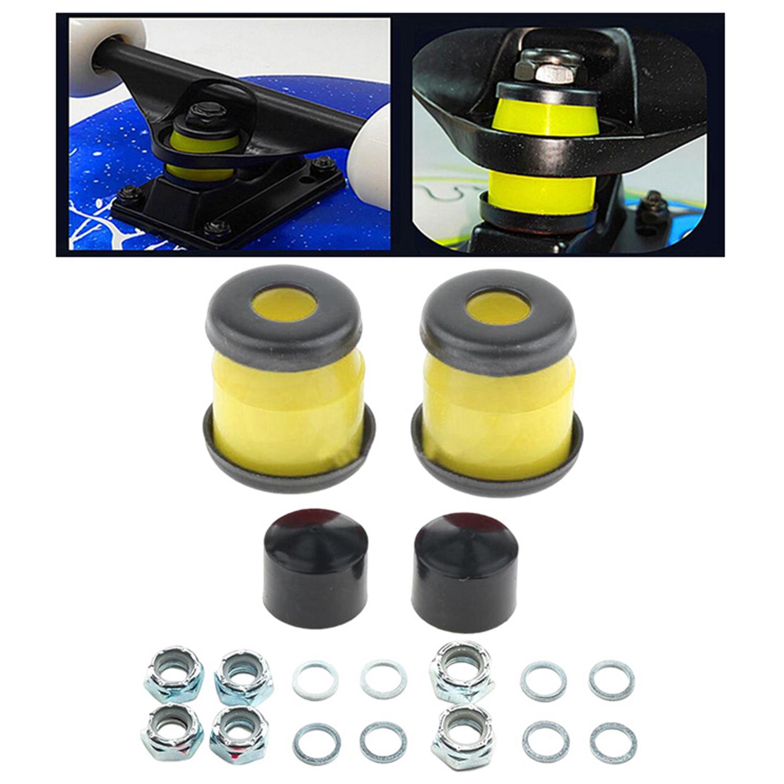 Skateboard Truck Bushings Kit Skateboard Cup Shock Absorb yellow