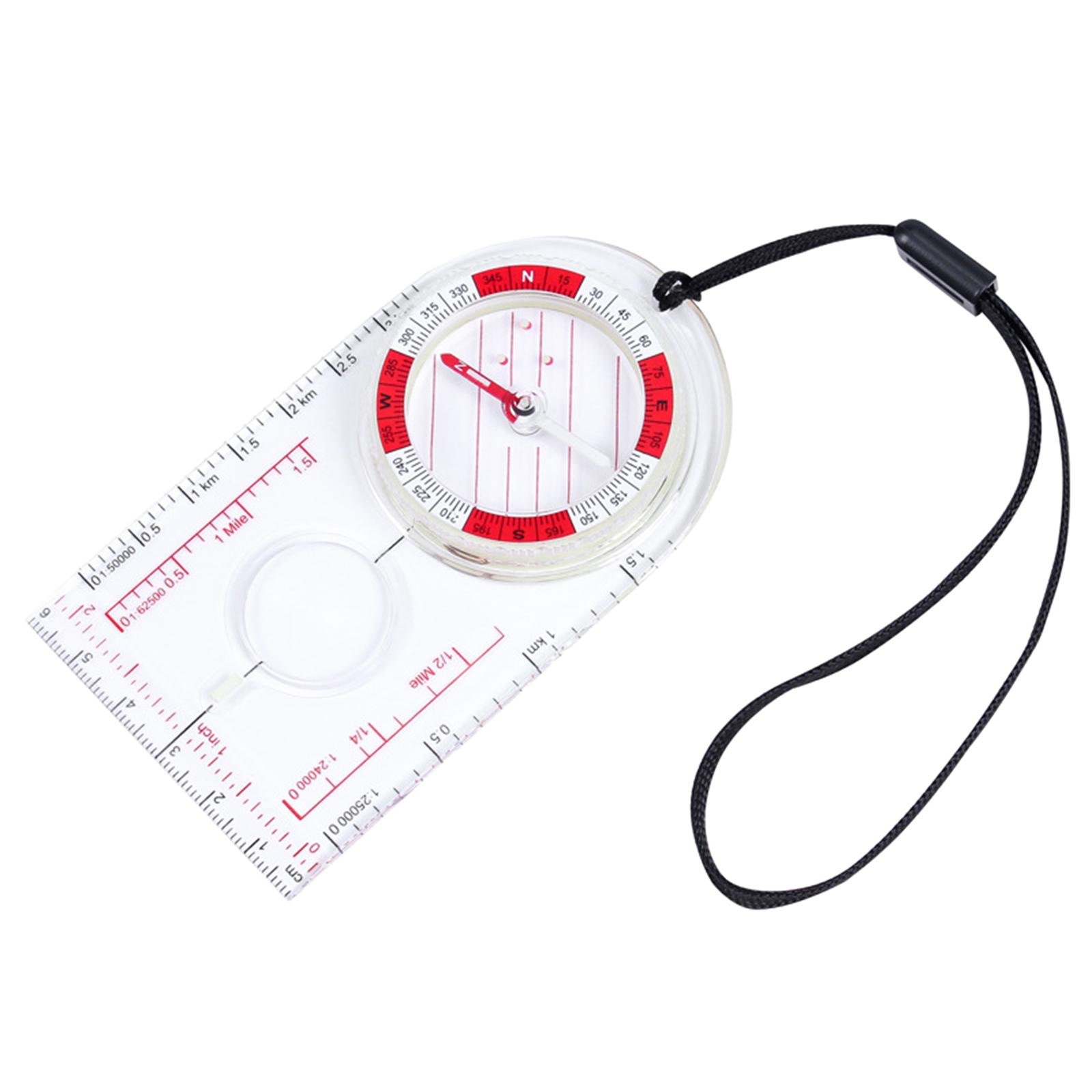 Orienteering Compass Luminous Compass for Outdoor Sports Reading