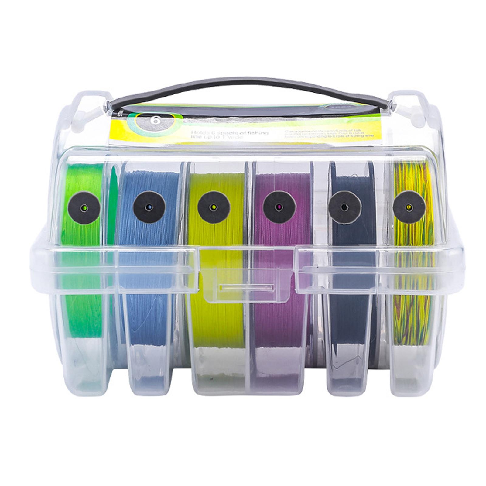 Fishing Line Organizer with Holes Portable Stable Durable Fishing Tackle Box