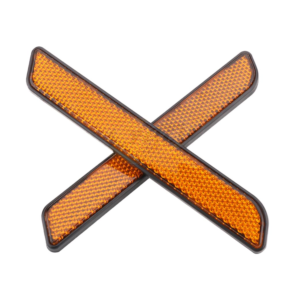 Motorcycle Front Fork Reflector Yellow