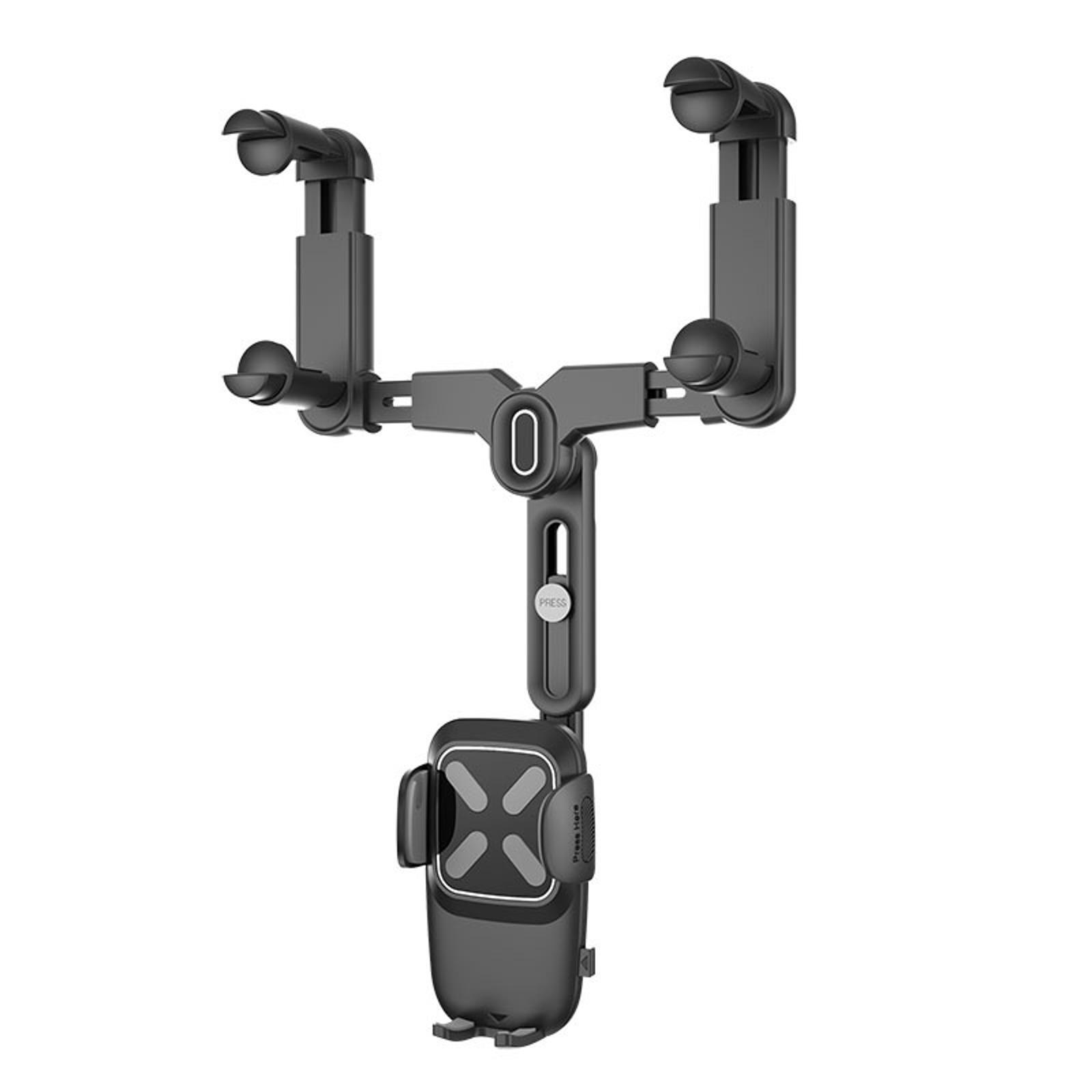 Car Rearview Mirror Phone Holder Retractable for Vehicle Automotive SUV