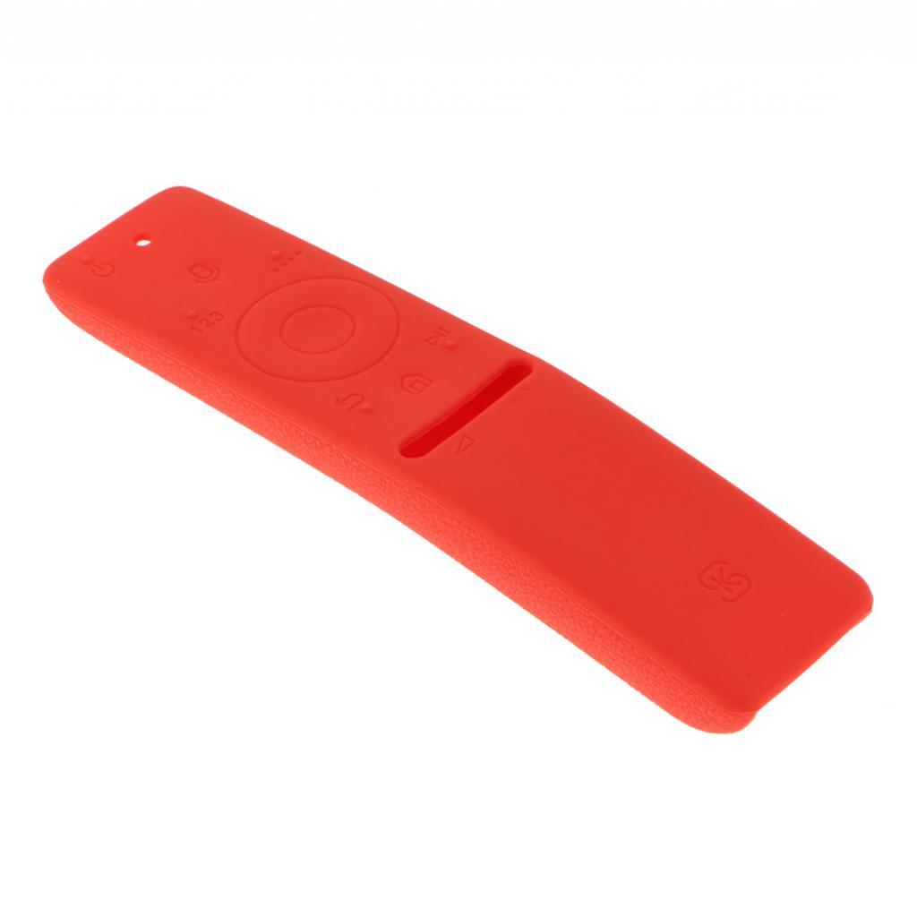 Silicone Case For Samsung TV Voice Version Remote Control red