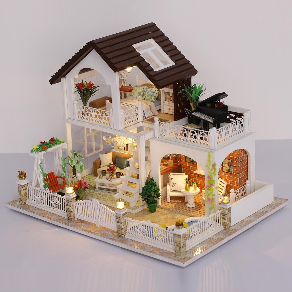 Diy Miniature Dollhouse Kit Creative Building Puzzle Kit Handmade Craft T Toy Ebay