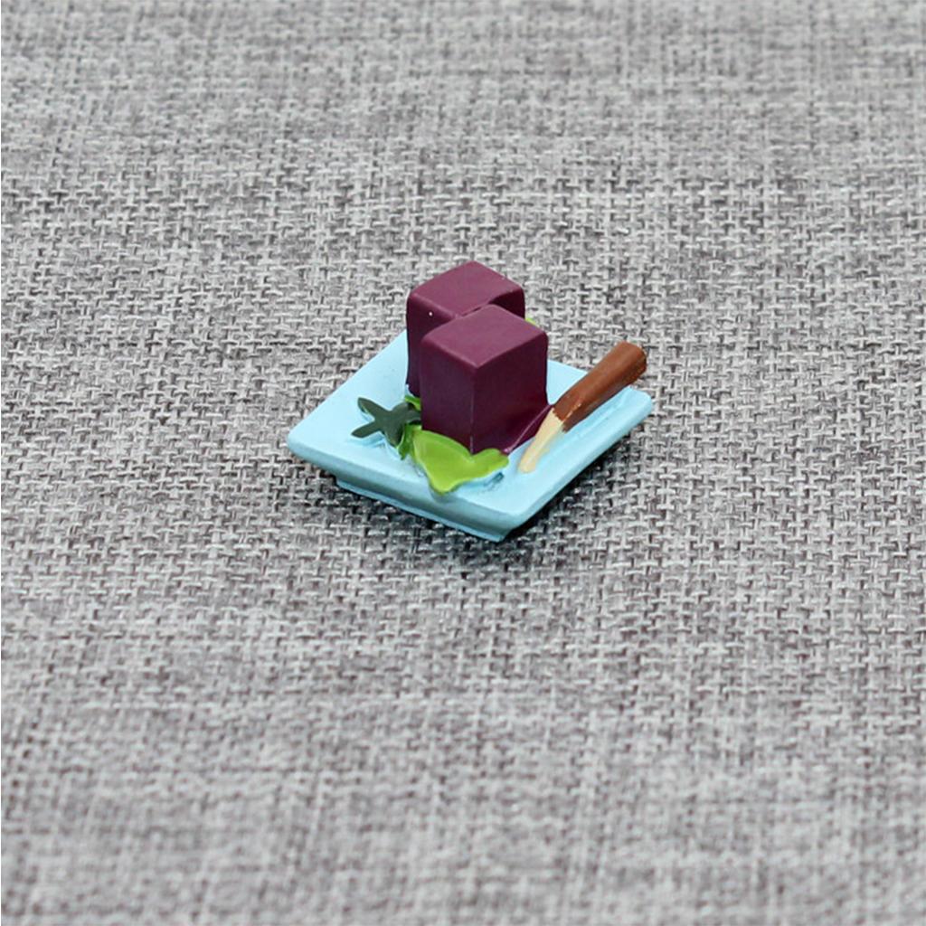 Kitchen Food Resin Dessert Cakes Model Dollhouse Miniature 1/12 Scale