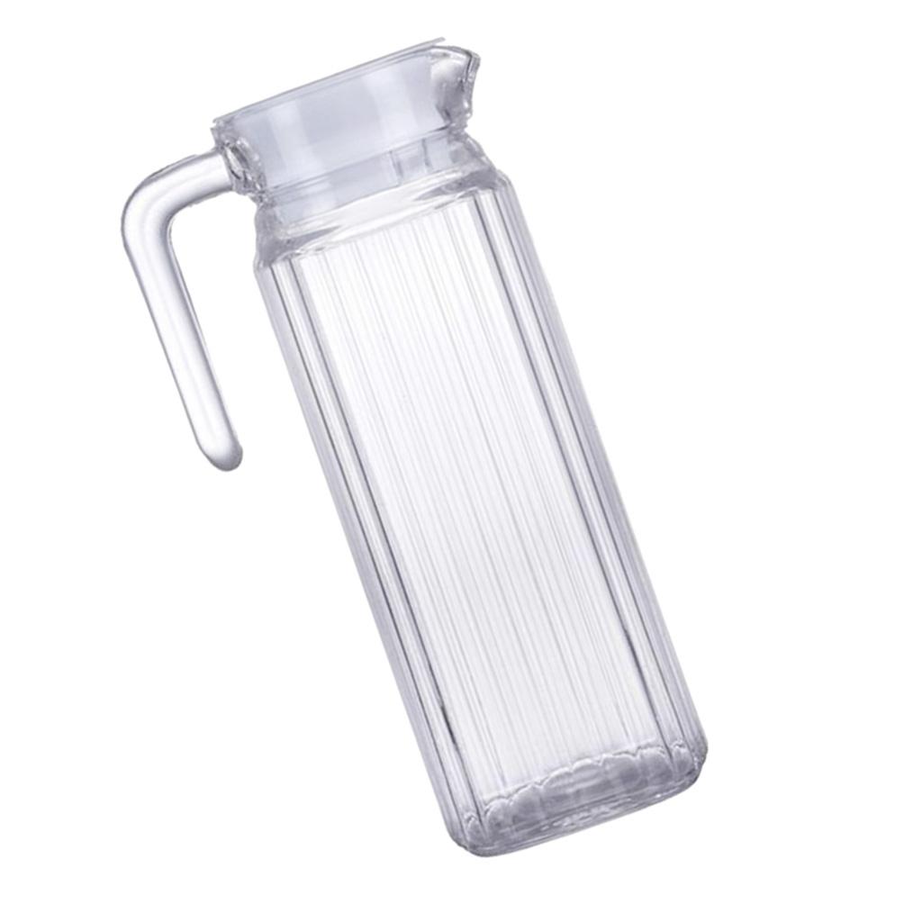 Water Pitcher Juice Jar Beverage Serving Jugs Beer Striped kettle 1100ml