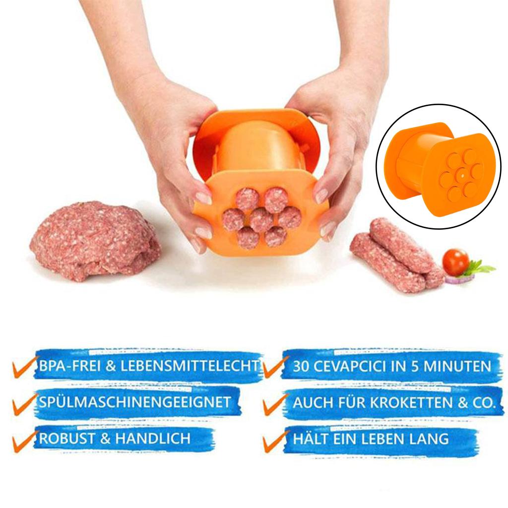 Sausage Stuffer Homemade Meat Maker Squeezer Food Processor Household Molds