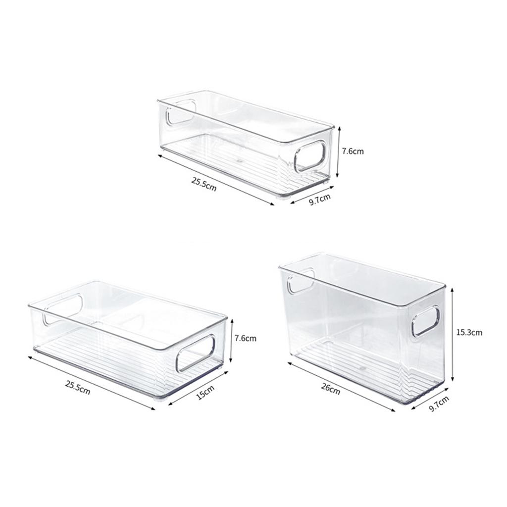2pcs Fridge Storage Box Container Bins Kitchen Food Storage Organiser