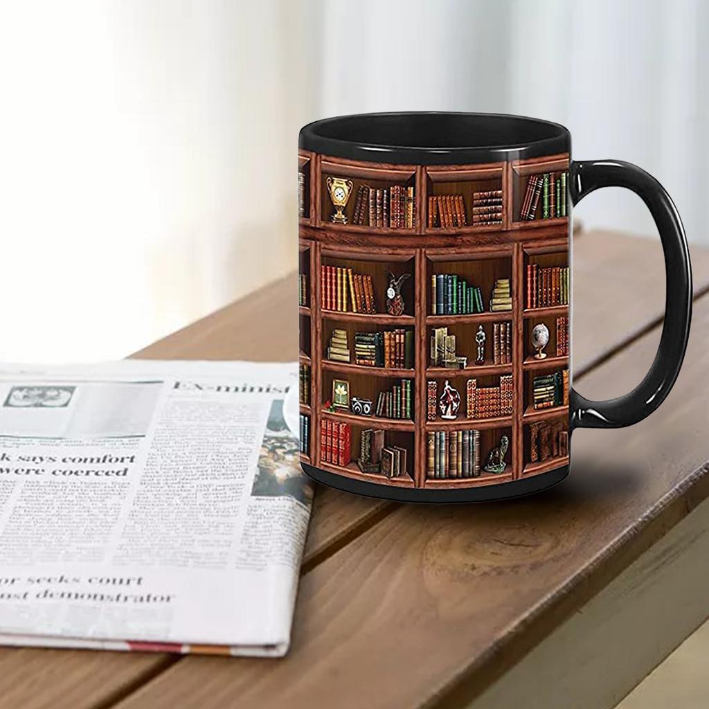 C-Handle Coffee Mug Literature Novelty Reading Reader Friends Lover