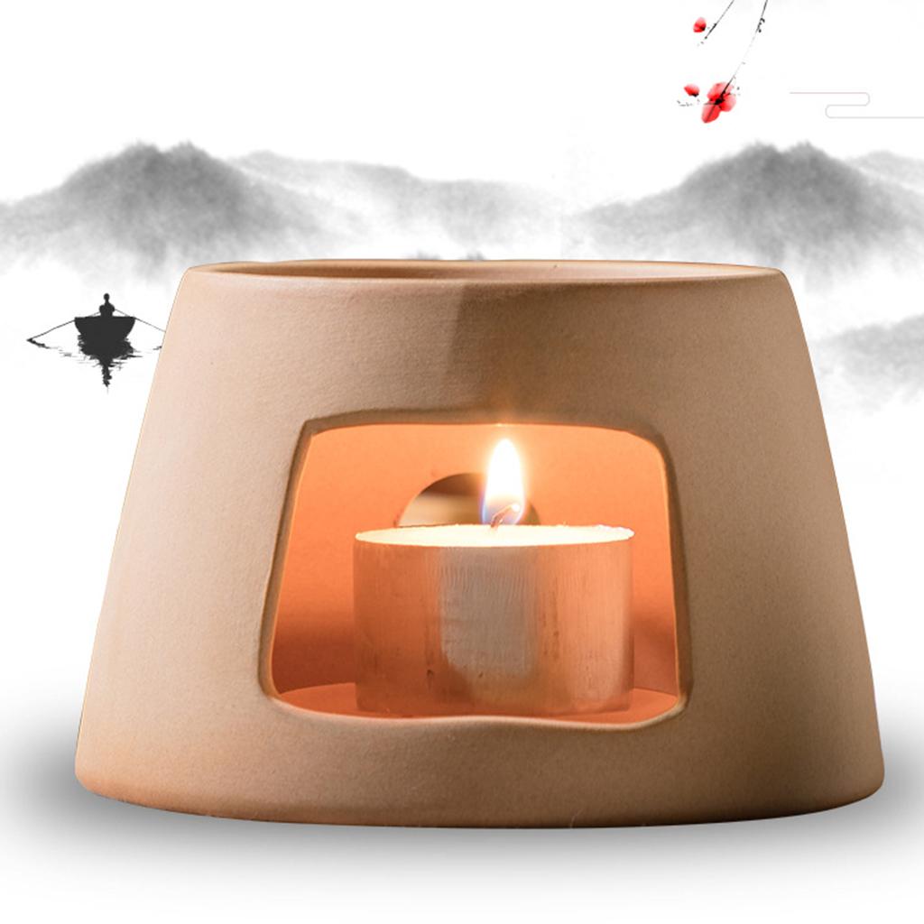 Teapot Warmer with Candle Tea Heater for Milk Home Single furnace