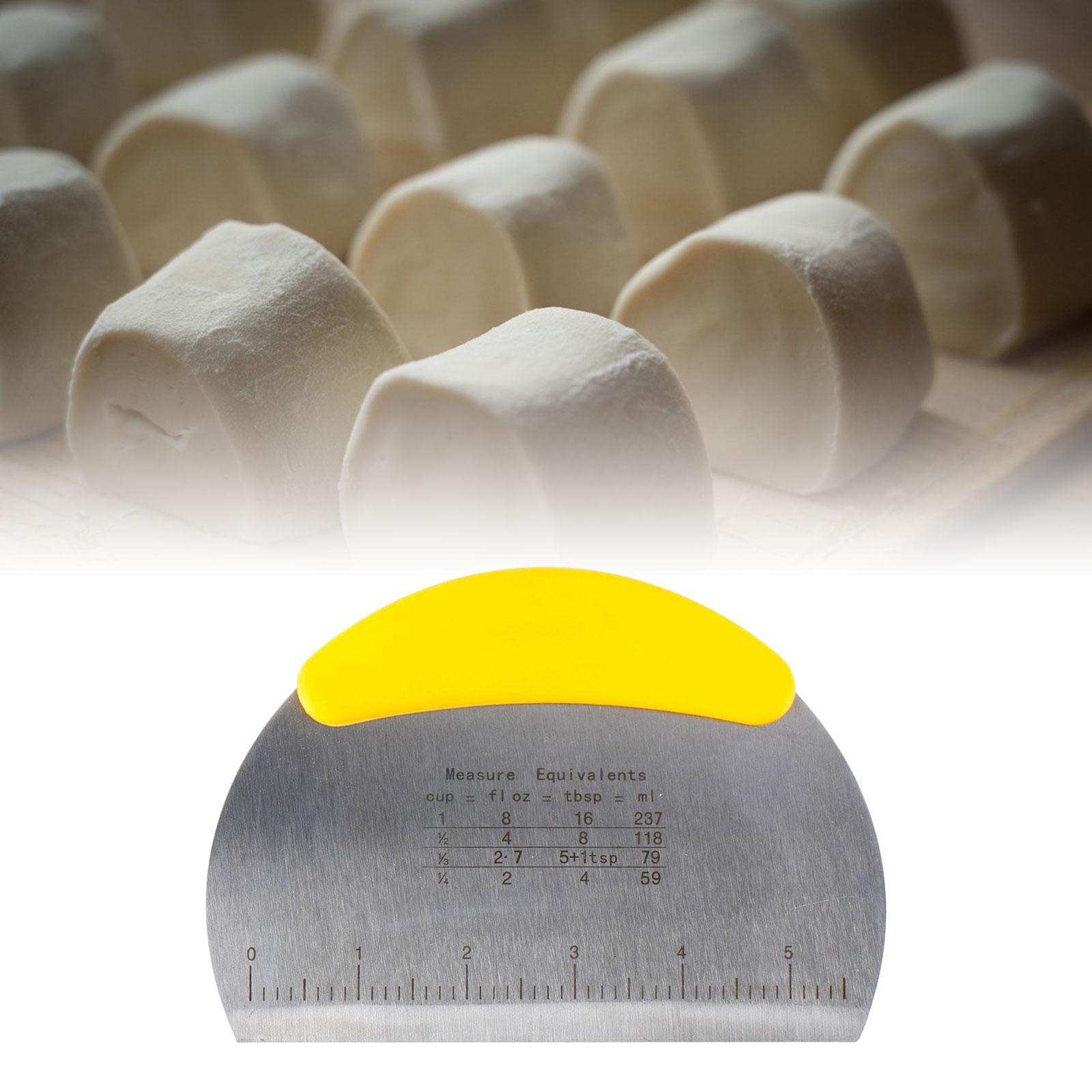 Dough Scraper Food Chopper Stainless Steel for Bread Cake Dough Cutter