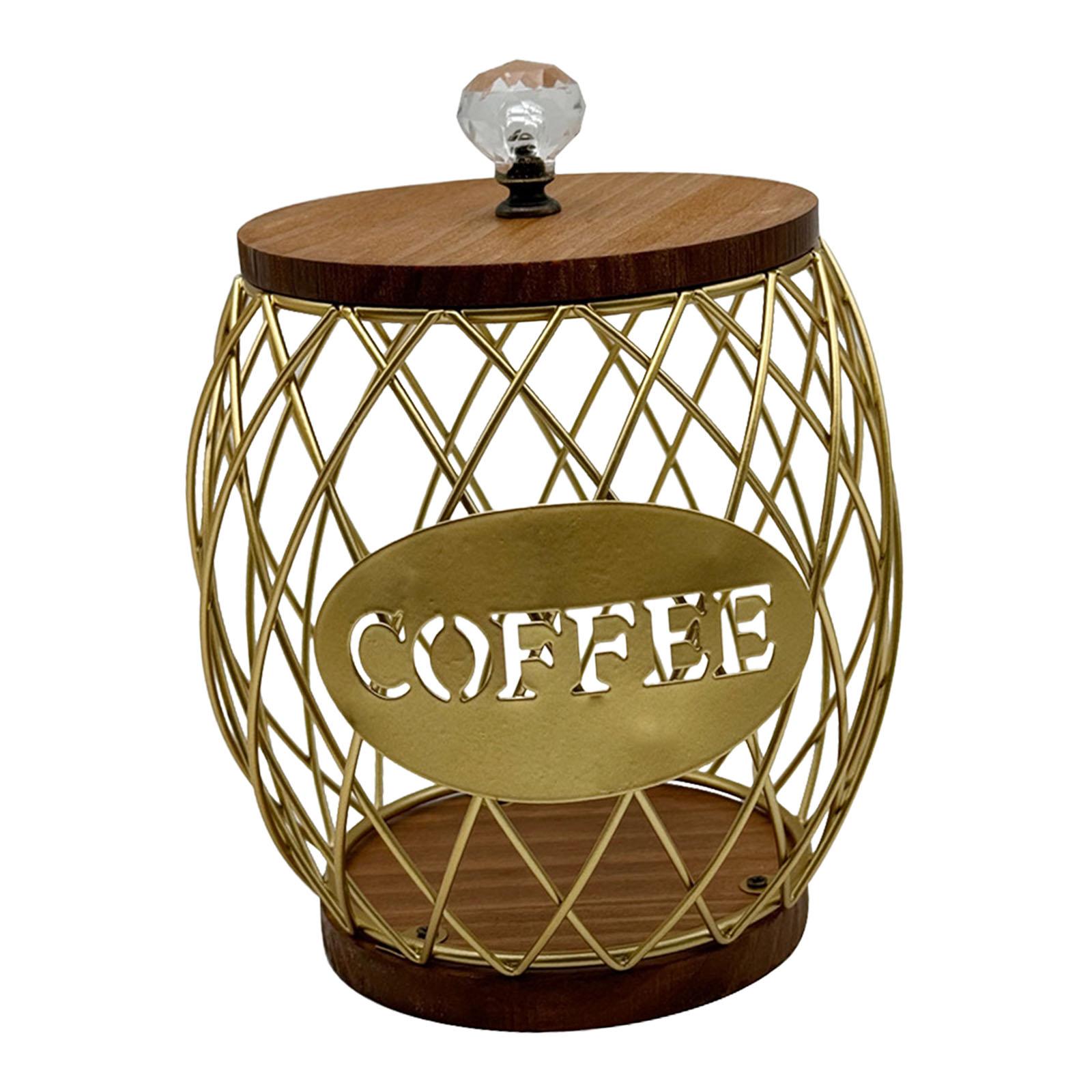 Coffee Pod Holder Gold
