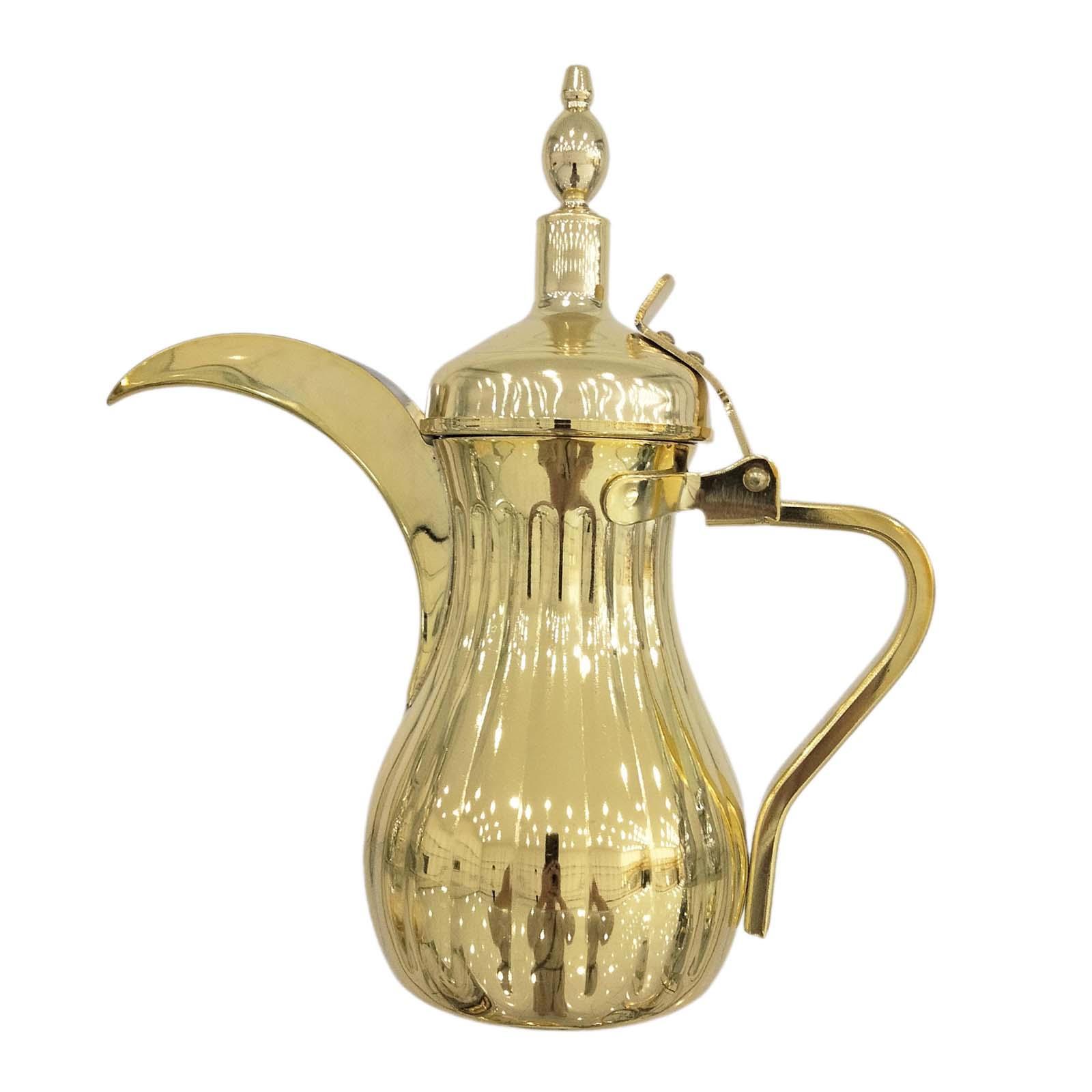 Middle East Coffee Pot Arab Kettle Cold Water Kettle for Coffee Shop Tea Pot Gold 700ml