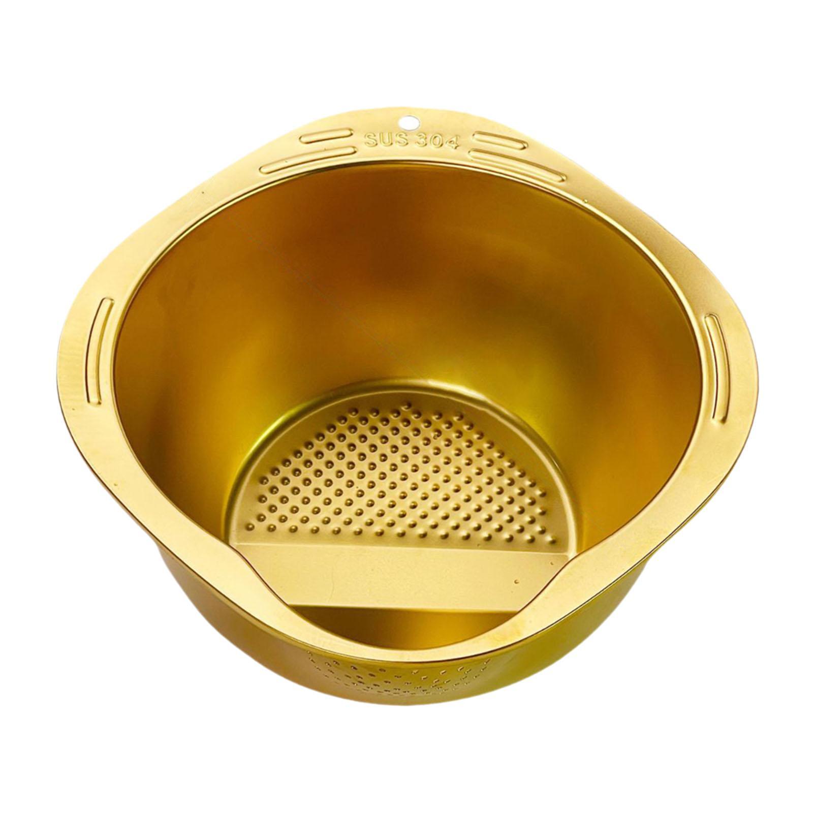 Rice Strainer Bowl Stainless Steel