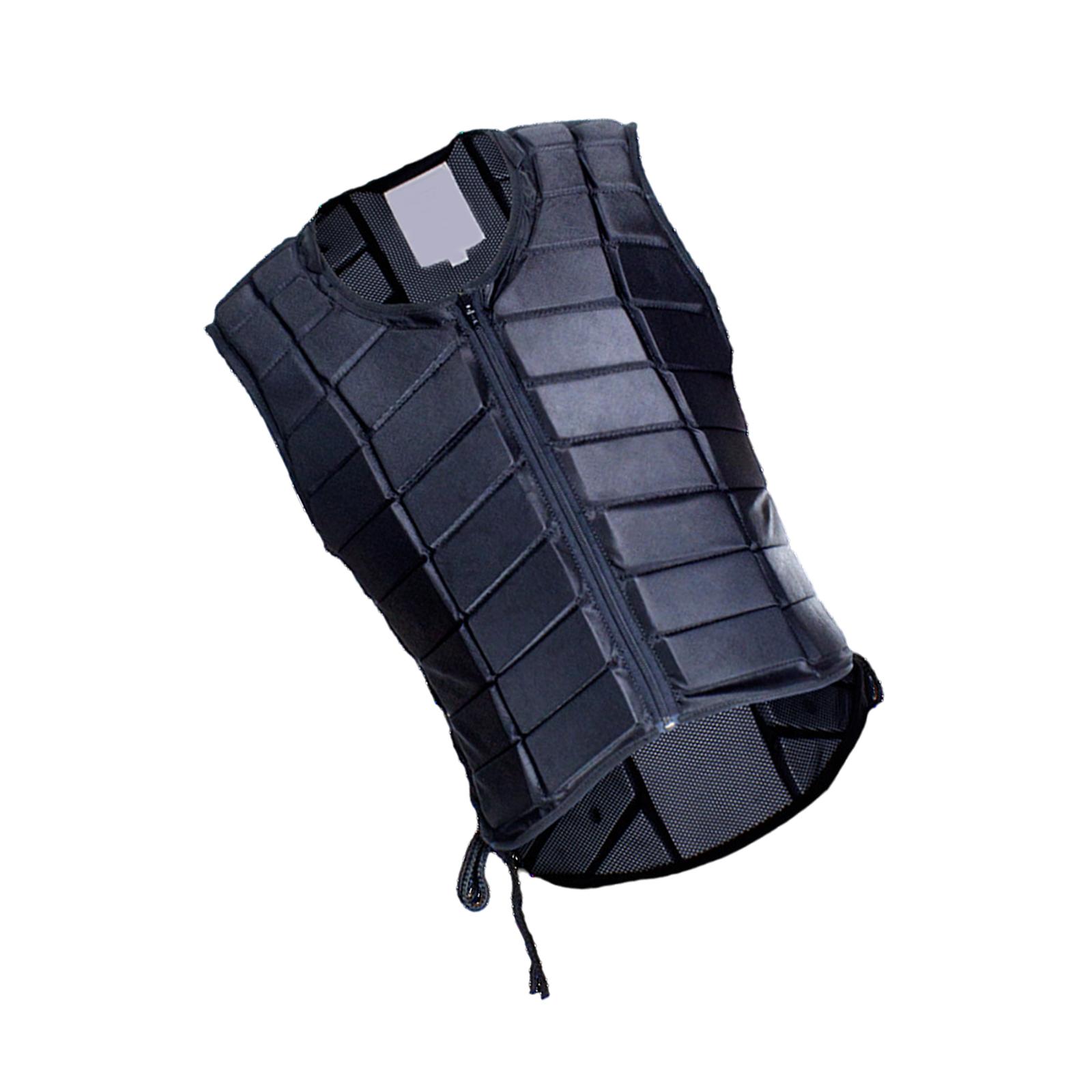 Equestrian Vest Adults Zipper Protector Breathable Horse