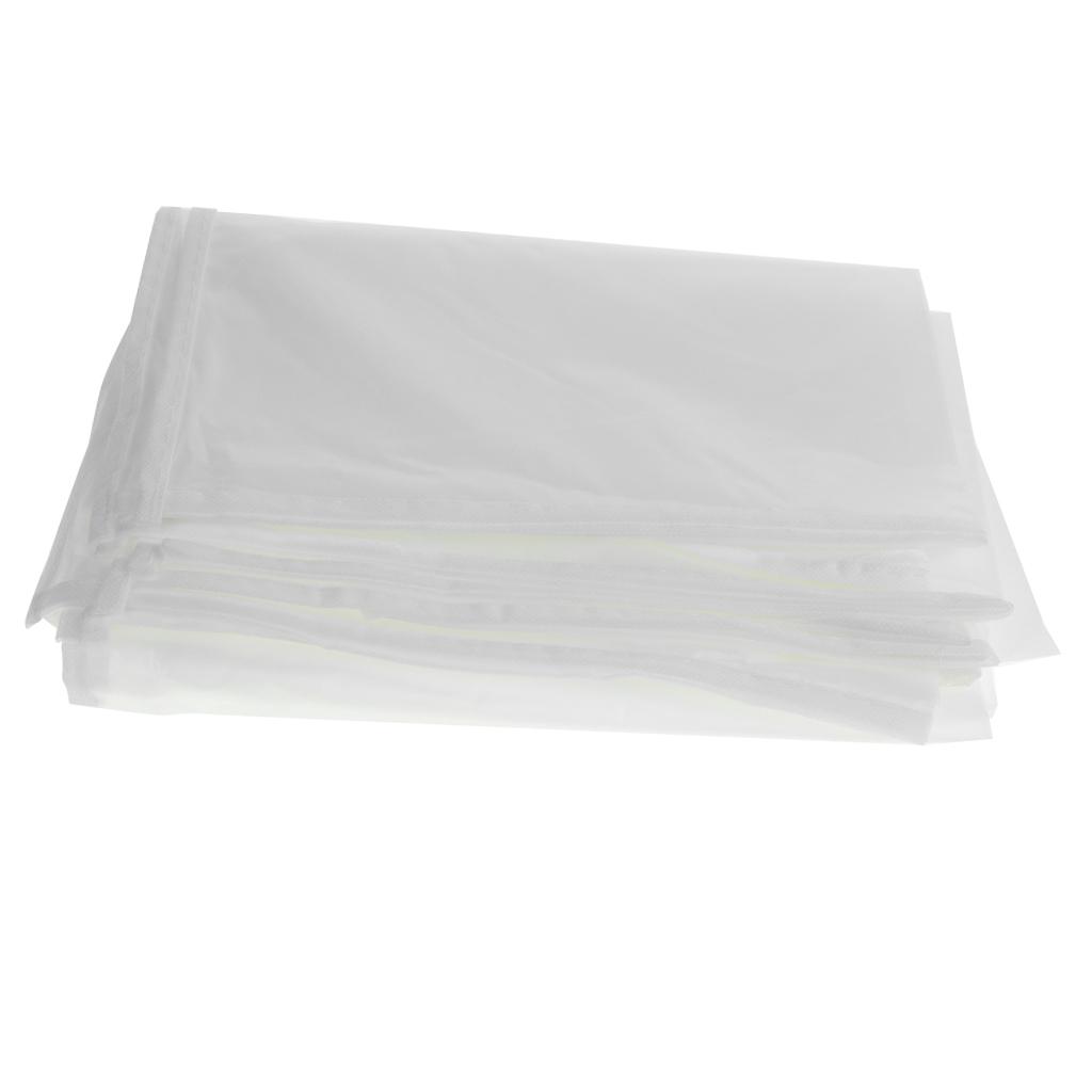5pcs Suit Garment Cover Bag AntiStain Clothing Protector Clothes Dust