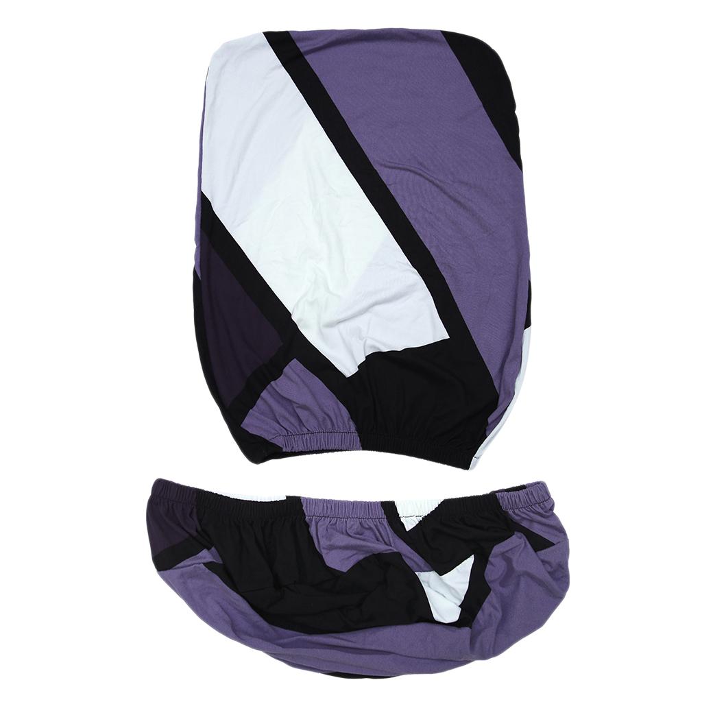 Split Design Office Computer Chair Cover Protector Desk Chair Slipcover E