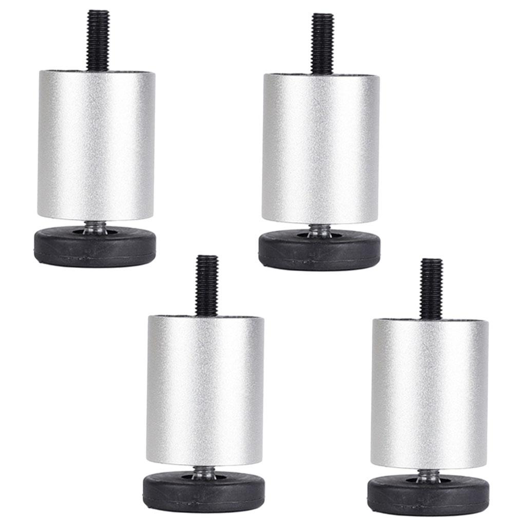 Furniture Legs 8cm Silver