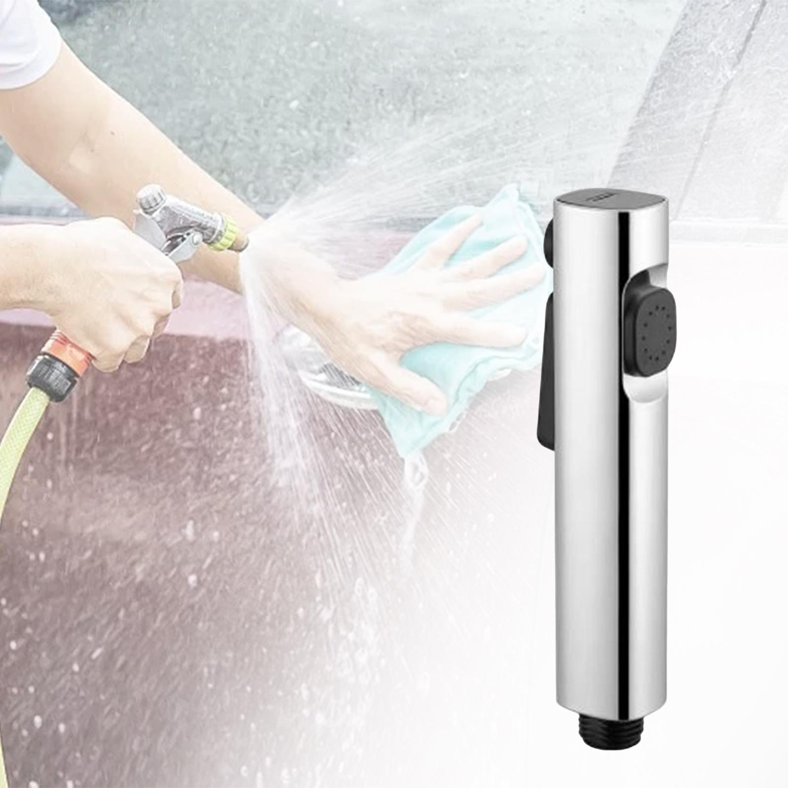 Multi Purpose Hand Held Toilet Bidet Sprayer Personal Cleaner  Argent