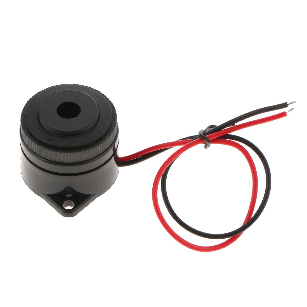 DC24V Alarm Piezo Buzzer Double Channels Stereo with Continuous Sound Beeper