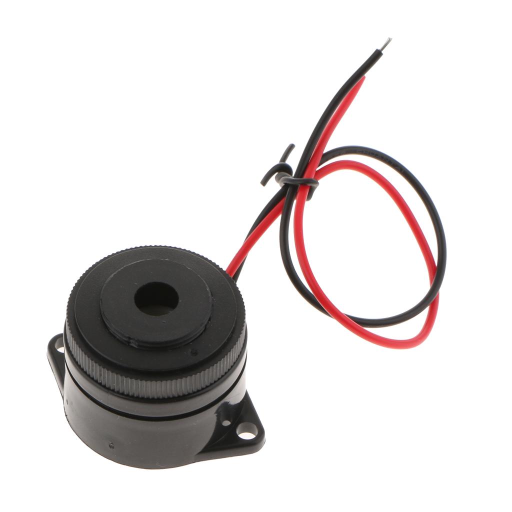 2x29mm Piezo Buzzer ABS - Double Channels Stereo with Continuous Sound Beeper