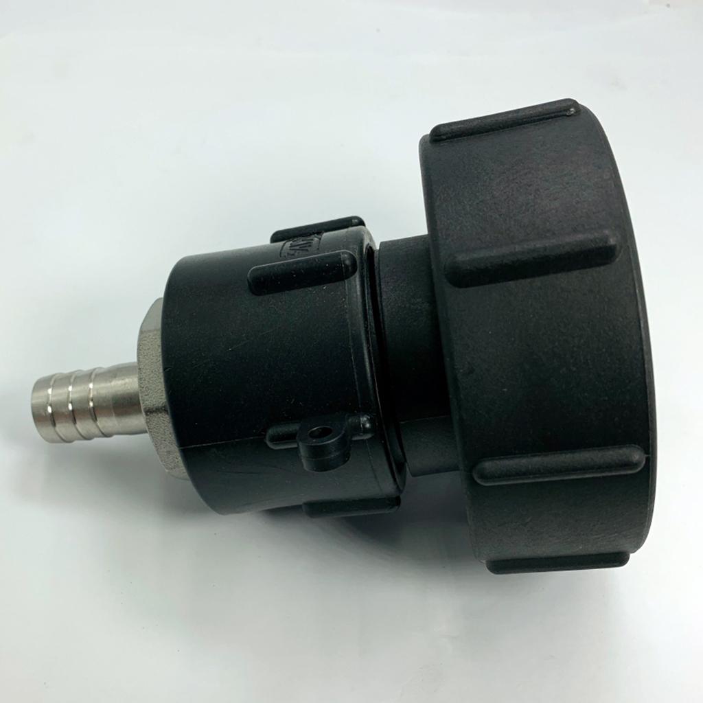 IBC Tank Connector Adapter 3" to Hose Faucet Valve Fittings 20mm