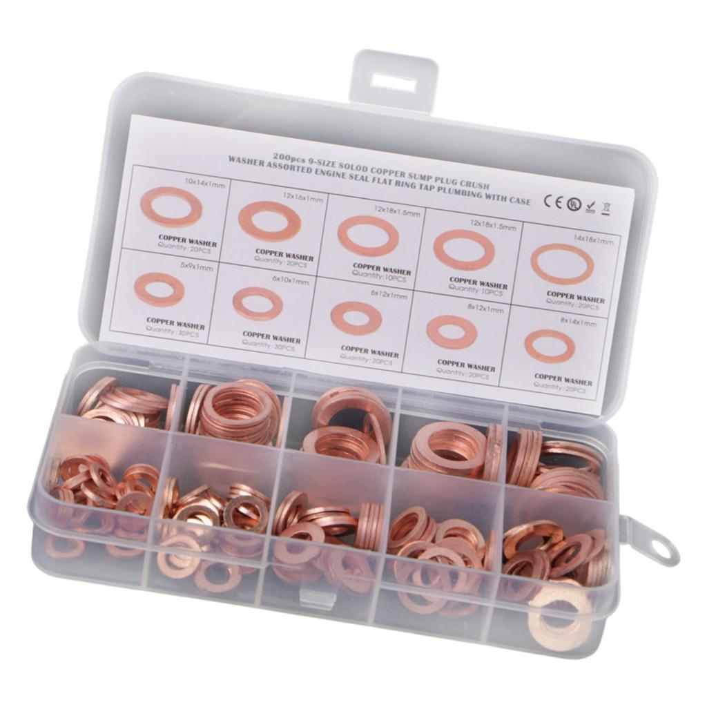 Copper Washer Gasket Set