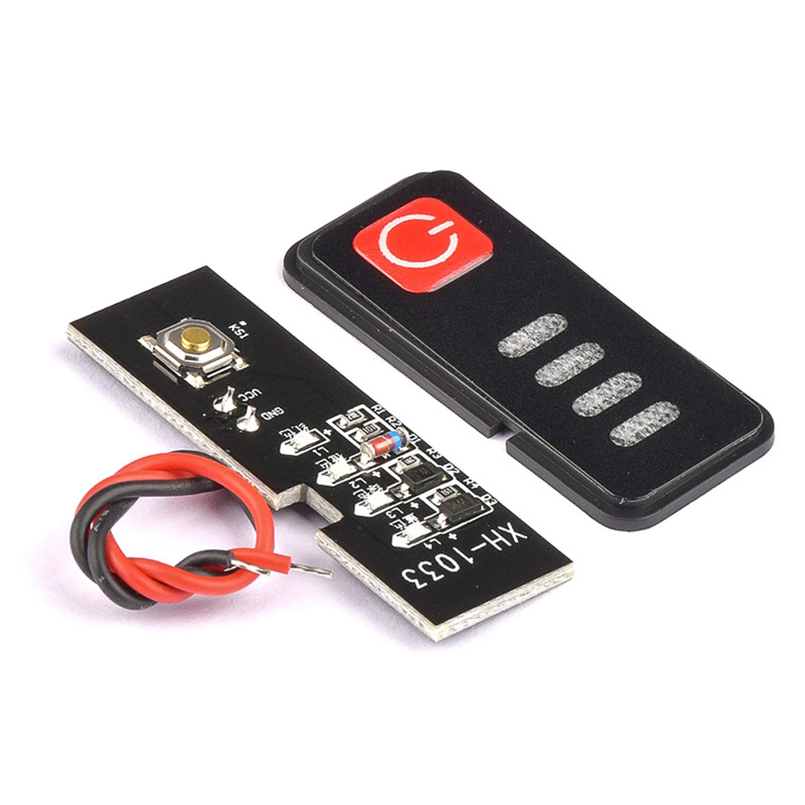 Battery Capacity Indicator Rechargeable Capacity Display for Home DIY Garden