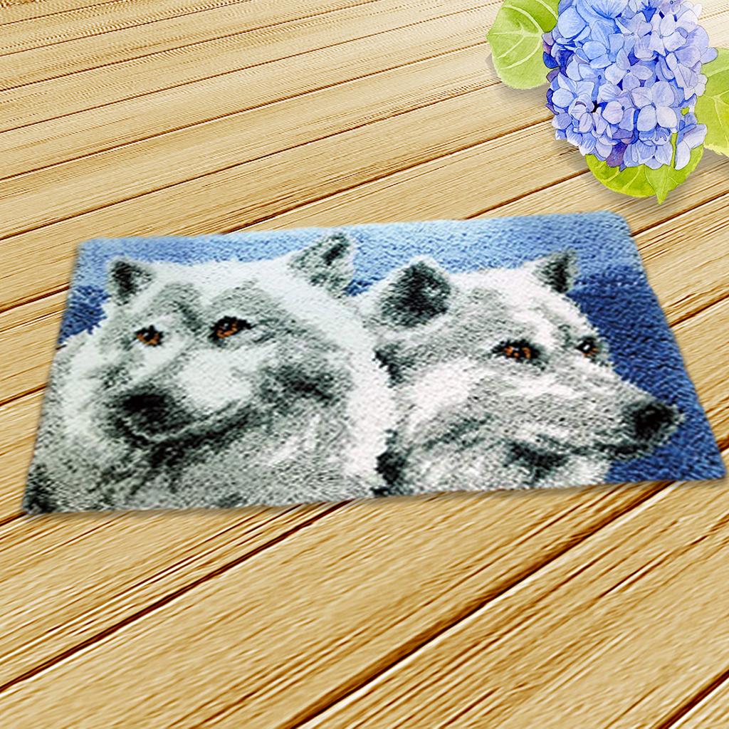 Latch Hook Rug Kit Wolf