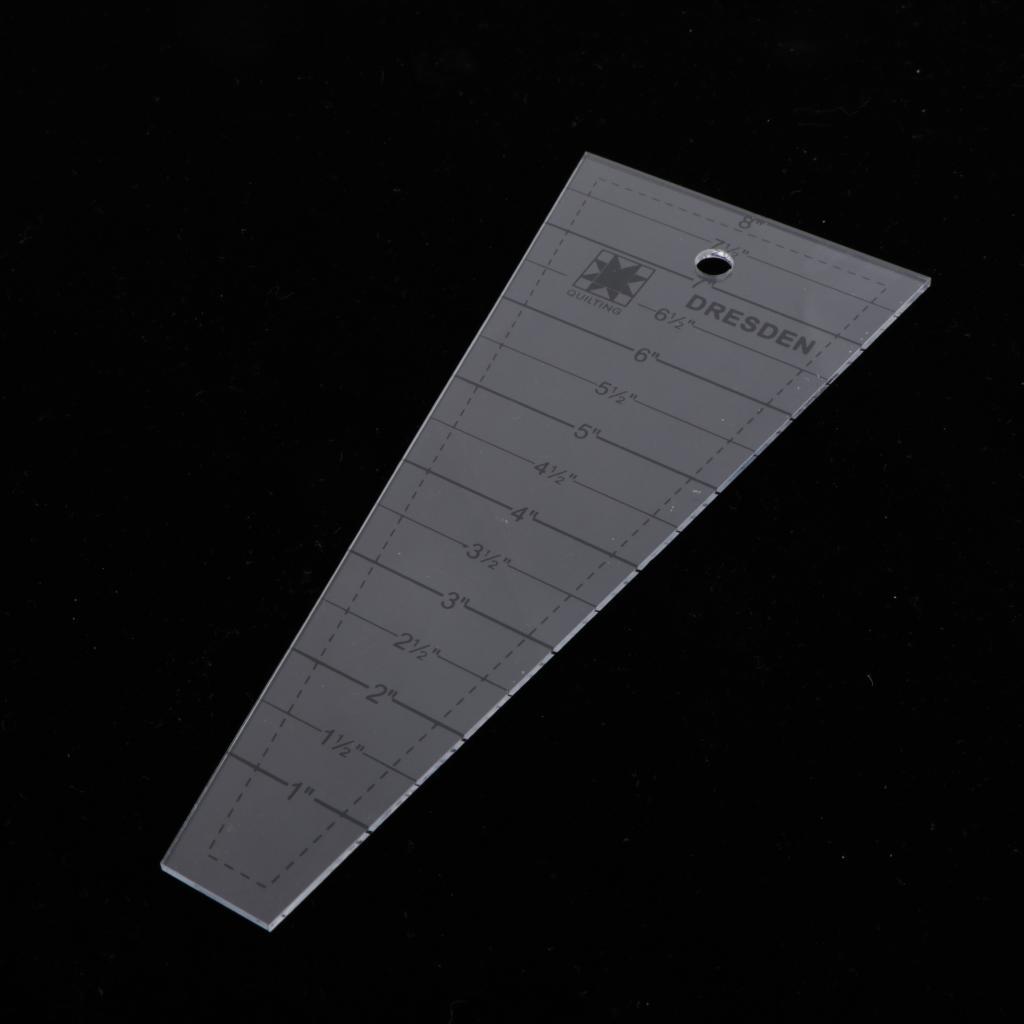 Acrylic Patchwork & Quilting Template Ruler EZ-01