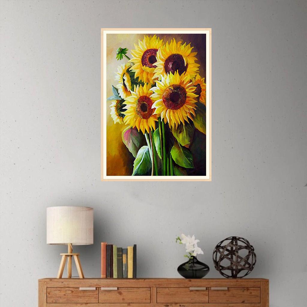 DIY 5D Diamond Painting Embroidery Cross Crafts Stitch DIY Sunflower