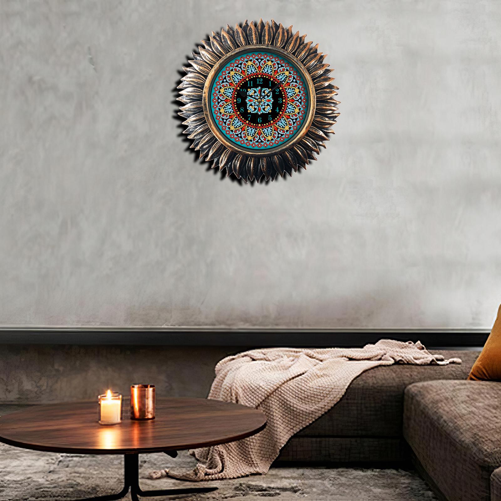 5D Diamond Painting Clock Shaped 30x30cm for Home Wall Ornaments ZBJ202