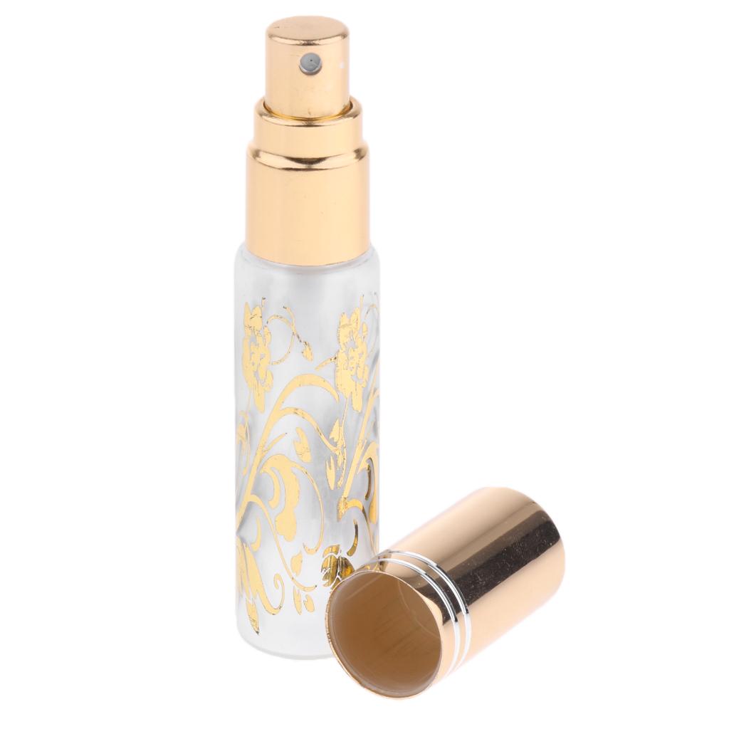 10ml Refillable Perfume Spray Bottl Empty Atomizer Flower Printing Container