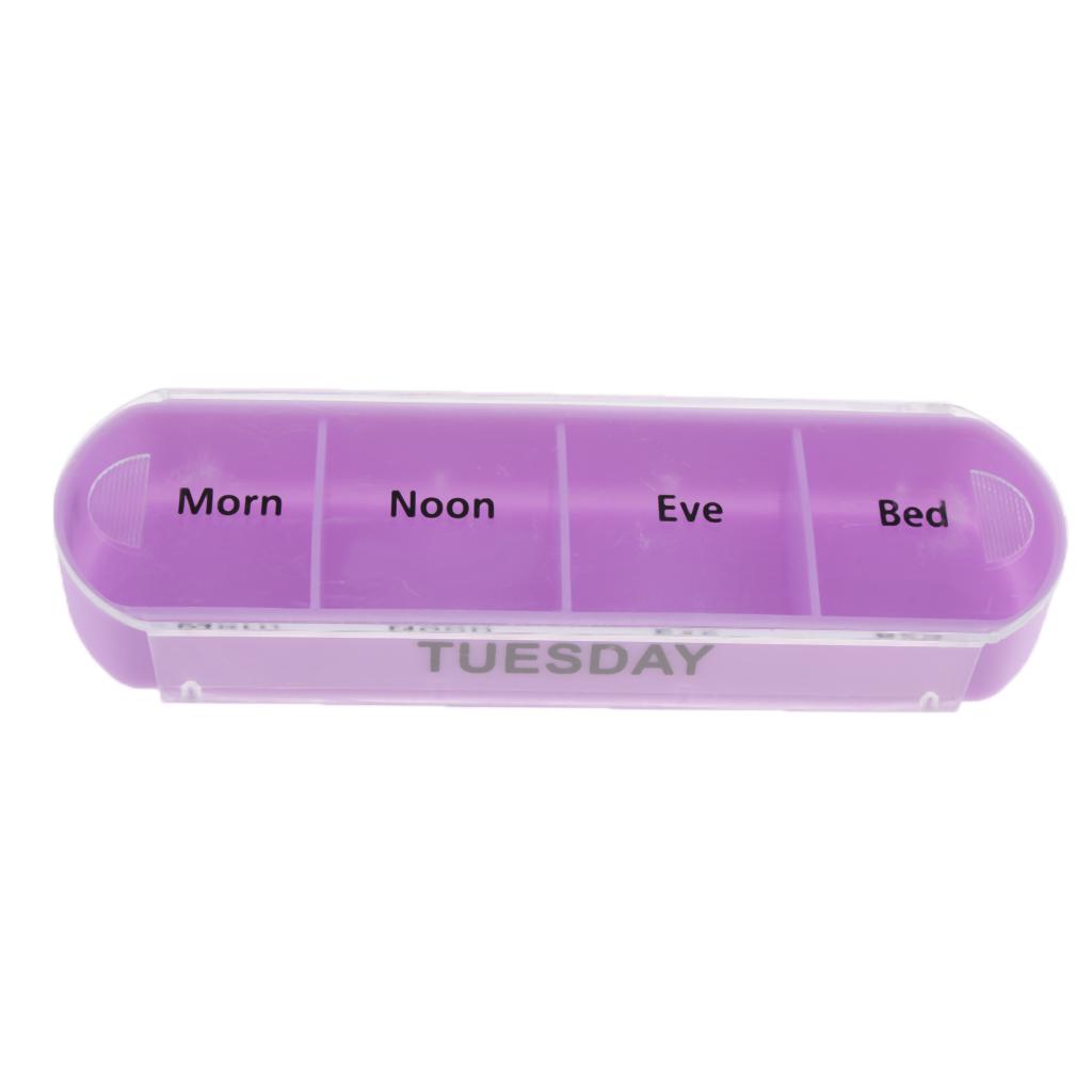 Travel Weekly Pill Wallet Box Medicine Tablet Organizer Storage Dispenser