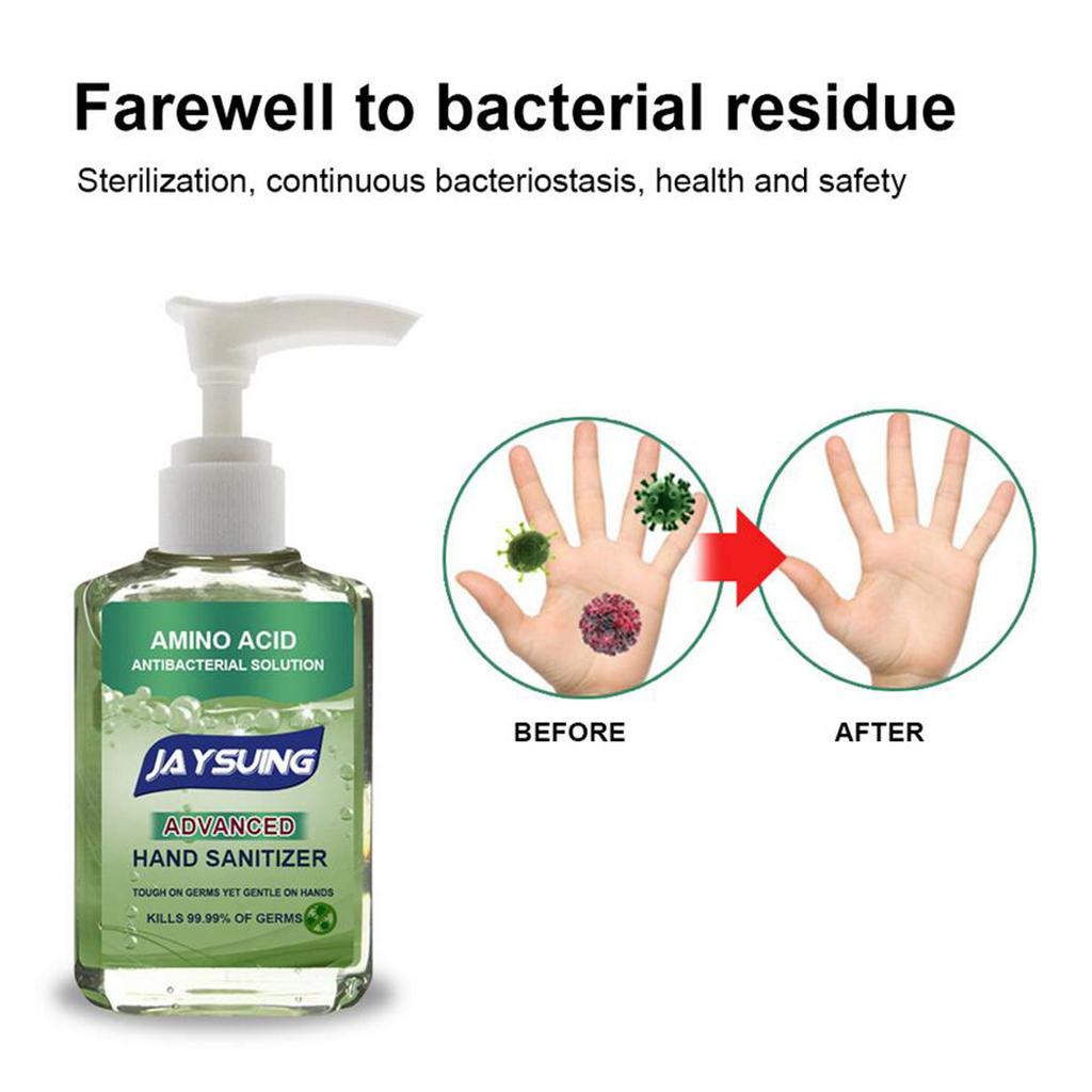 No Alcohol Hand Sanitiser Gel Portable Disinfectant Moisturizing Liquid