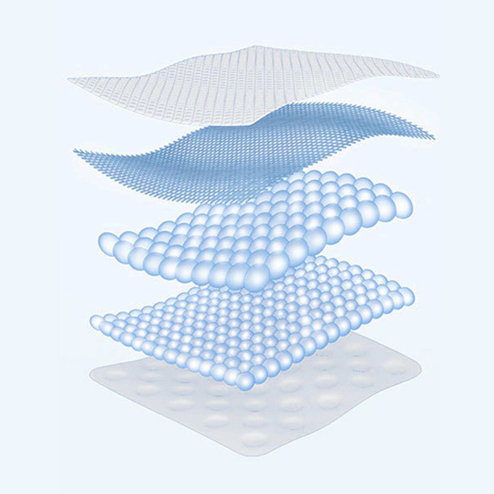 100 Pieces Disposable Underarm Sweat Pads White Stickers for Sweating People