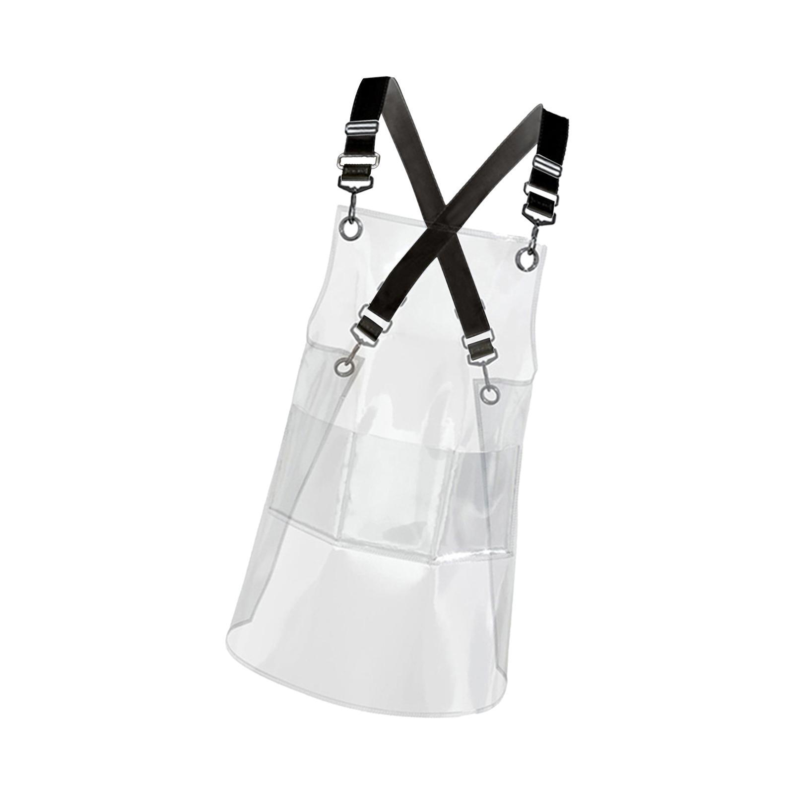 Transparent Apron BBQ Chef Apron Gardening Grilling Baking Apron Paint Apron black