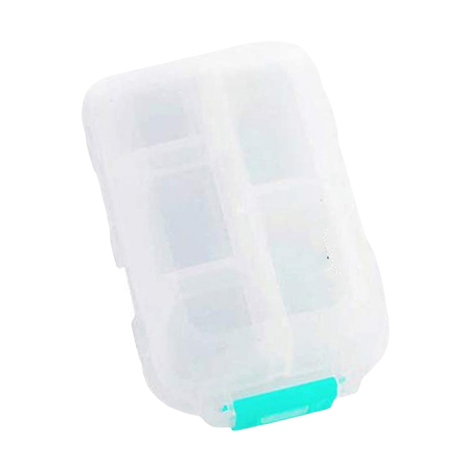 Travel Pill Organizer Small Pill Box for Hold Daily Pill White