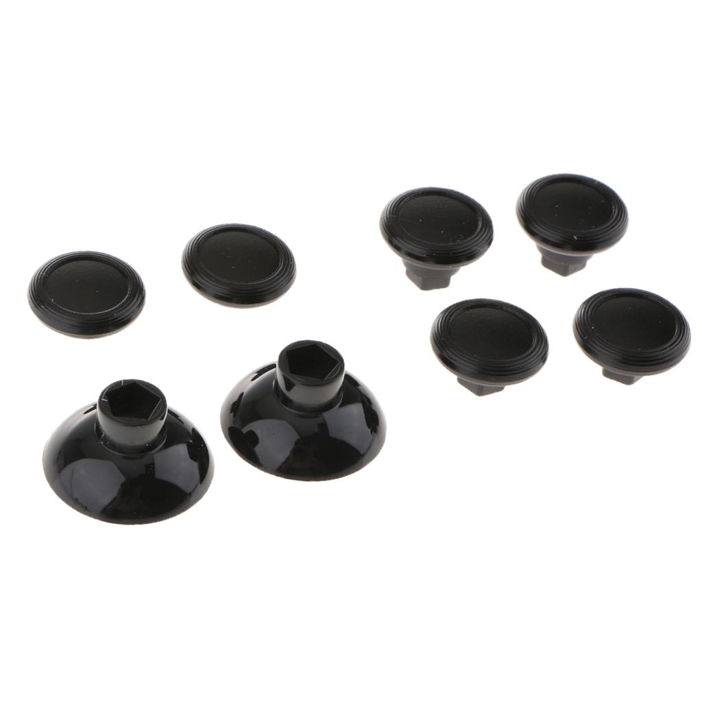 Replacement 3D Analog Thumbsticks with 6 Pieces Thumb Grip Covers for Nintendo Switch Pro