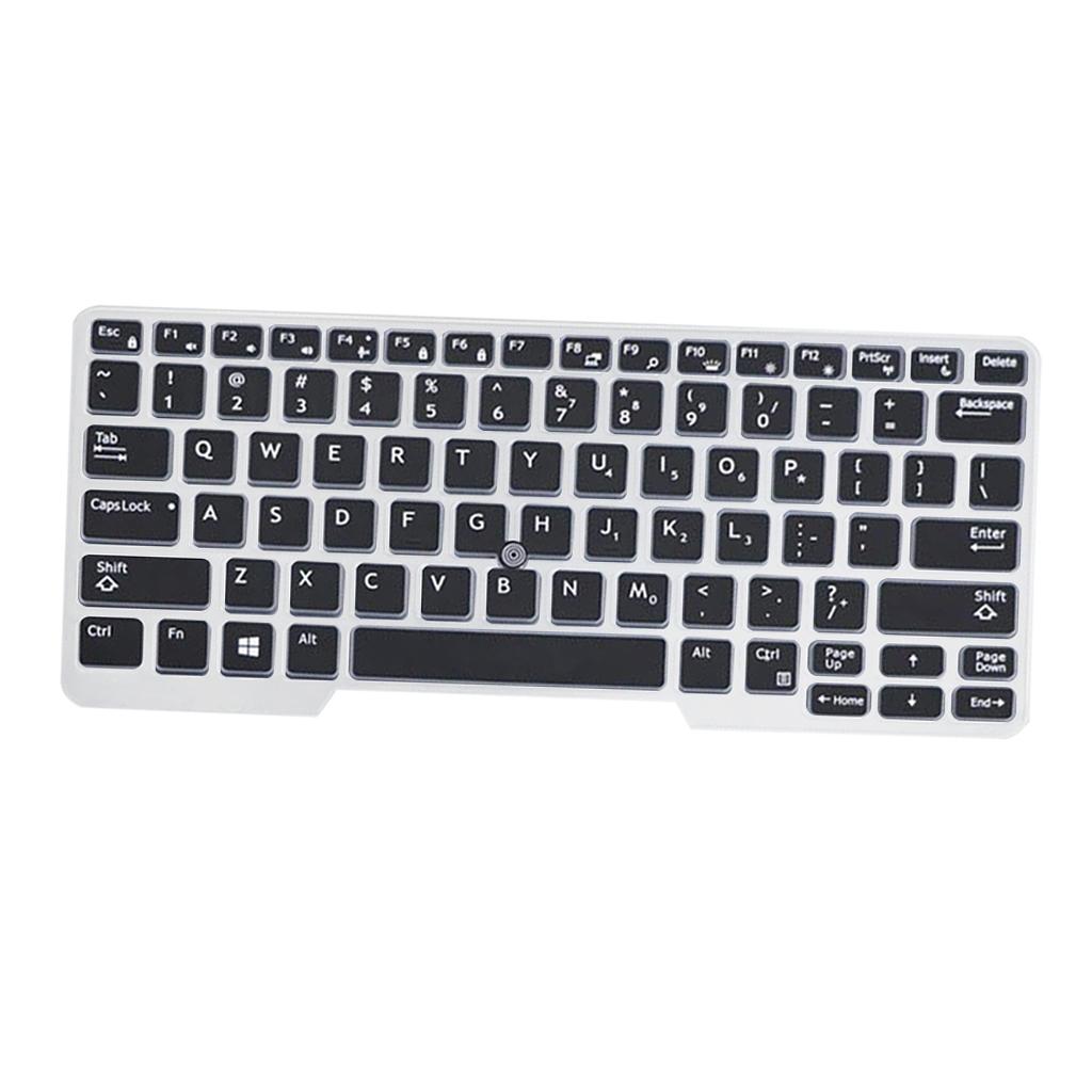 Silicone Keyboard Skin for Dell Latitude E5480 E5490 Black