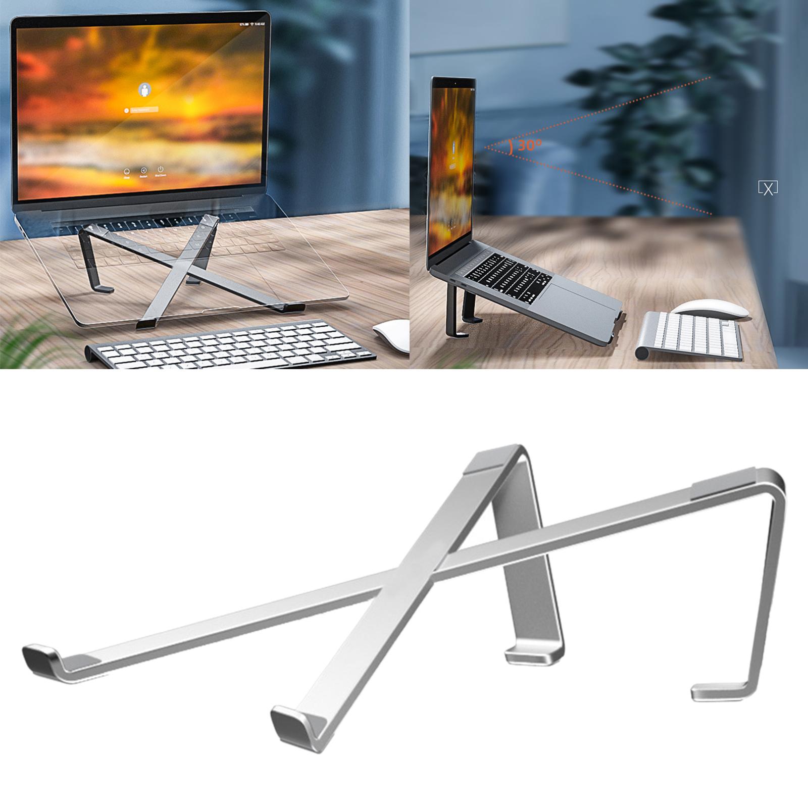 Universal Laptop Stand Lightweight Ergonomic for All Laptops Notebooks Silver