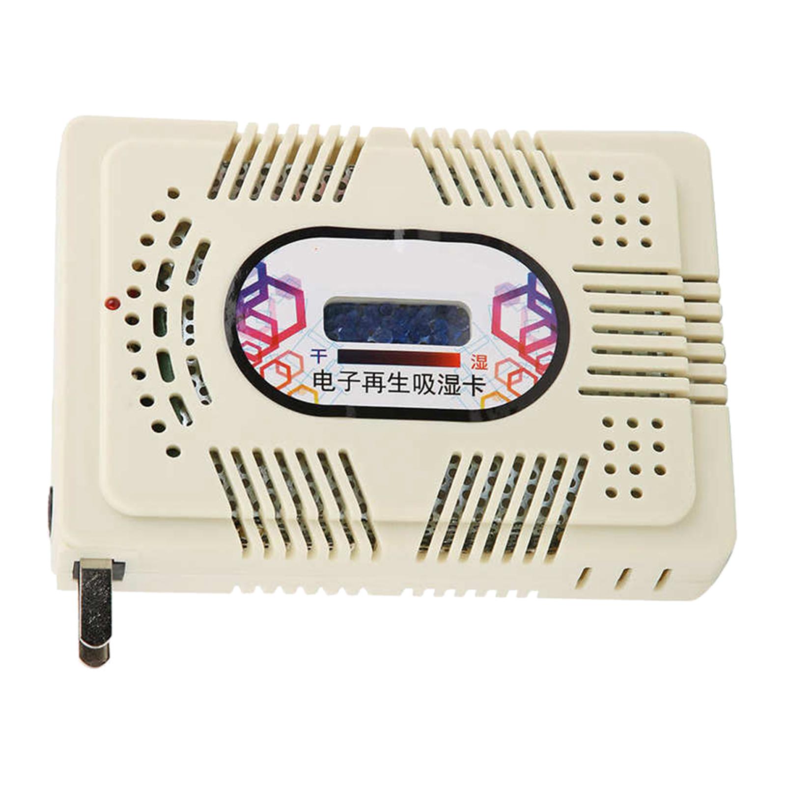 Electronic Regeneration Hygroscopic Card 16W Durable Dehumidifier US Adapter