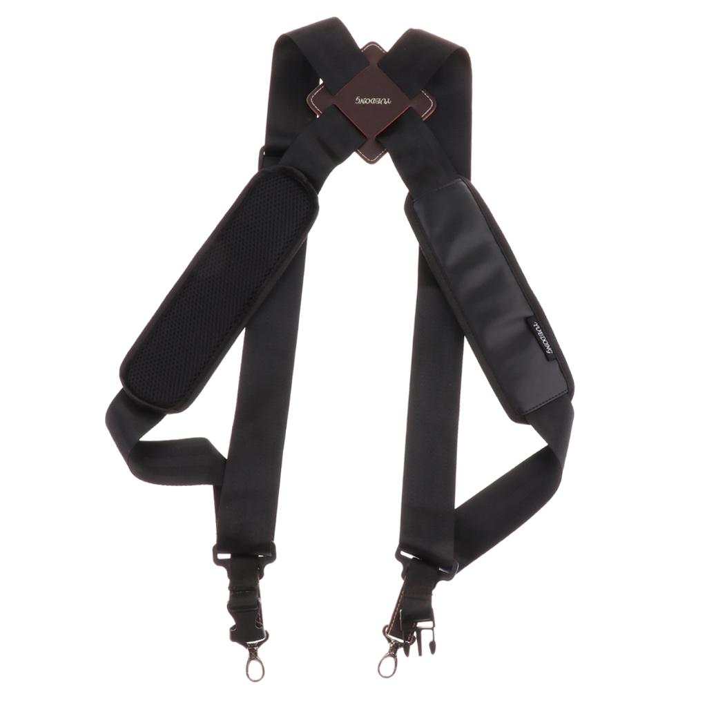 African Drum Shoulder Strap Musical Instrument Replacement Accessory Black