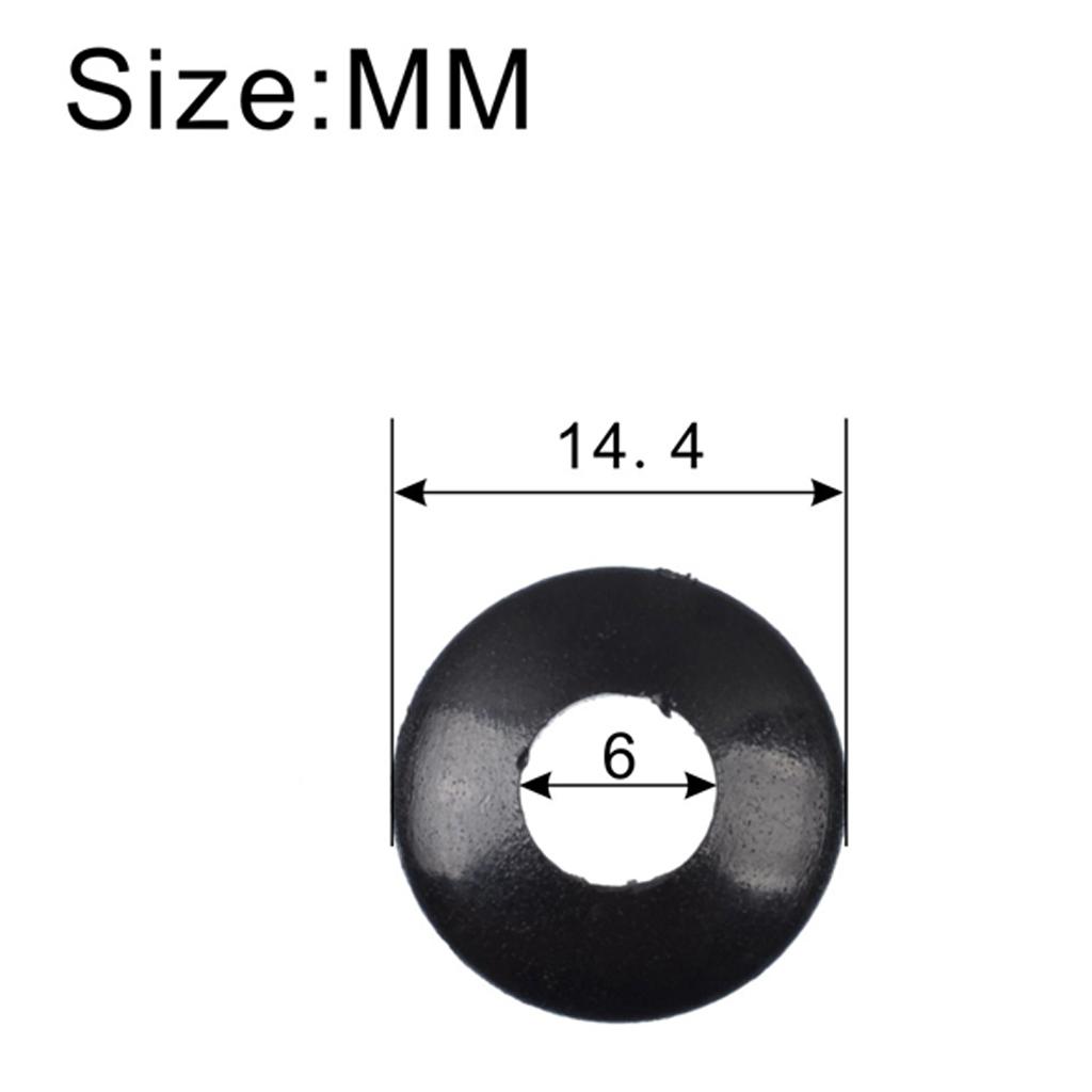 10x Replacement Plastic Washers for Guitar Tuners Machine Head Buttons