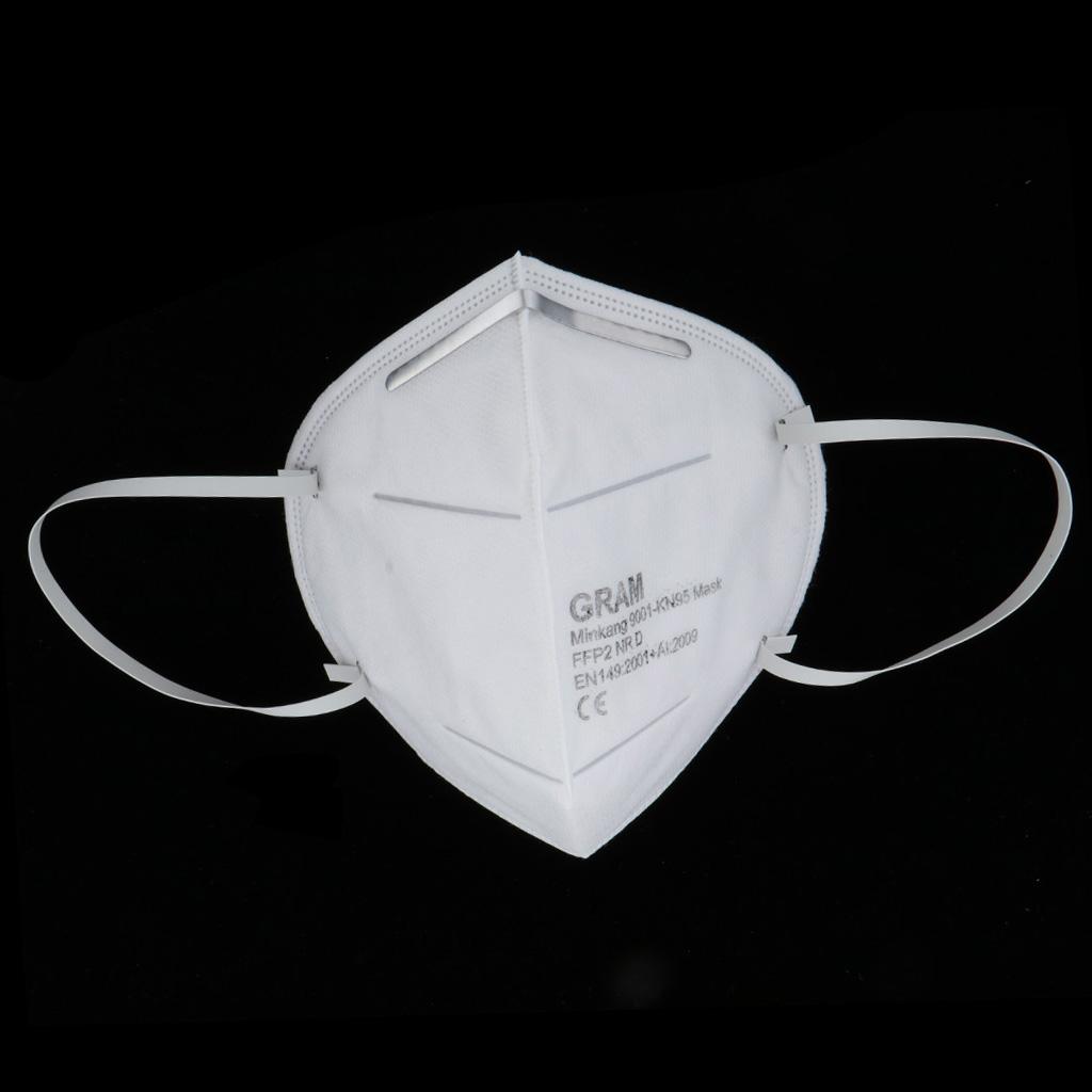 Disposable KN95 Mouth Mask Filtration for Dust Particles Pollution