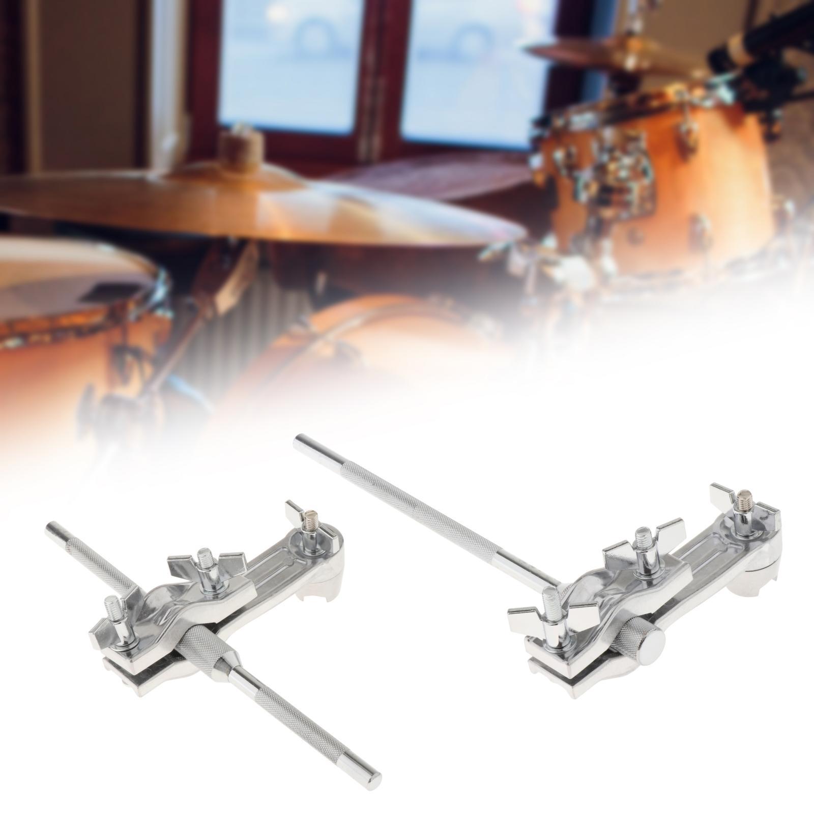 Cowbell Mounting Bracket Durable Lightweight Support Accessories Replacement Double Headed