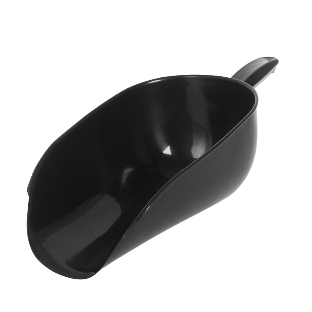 Plastic Scoop Shovel Feed Scoop for Pet Food Flour Black