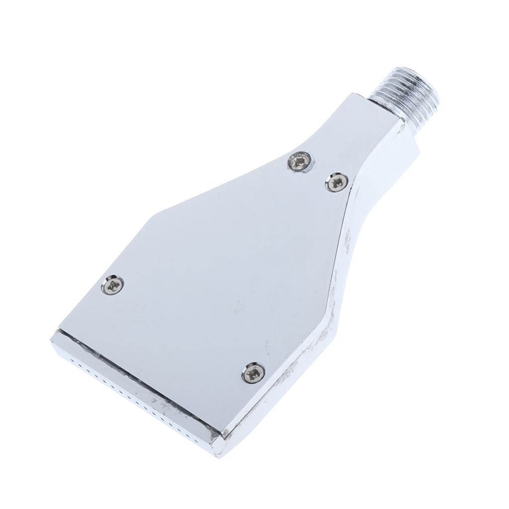 3x1/4" Thread Flat Wind Jet Air Blowing Nozzle Spray Silver