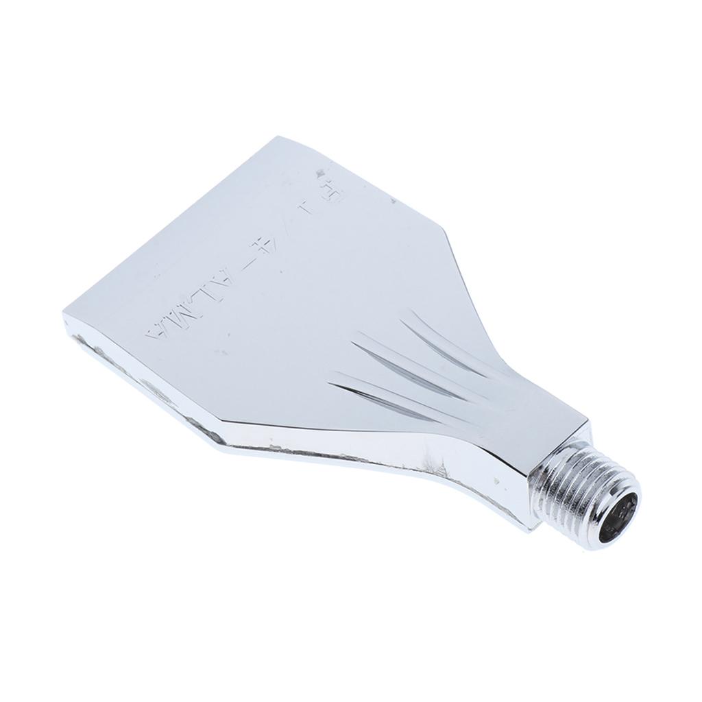 1/4" Thread Flat Wind Jet Air Blowing Nozzle Spray Silver