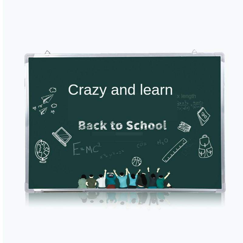 School Home Wall Hanging Chalkboard Set Chalk Eraser Magnetic Hook