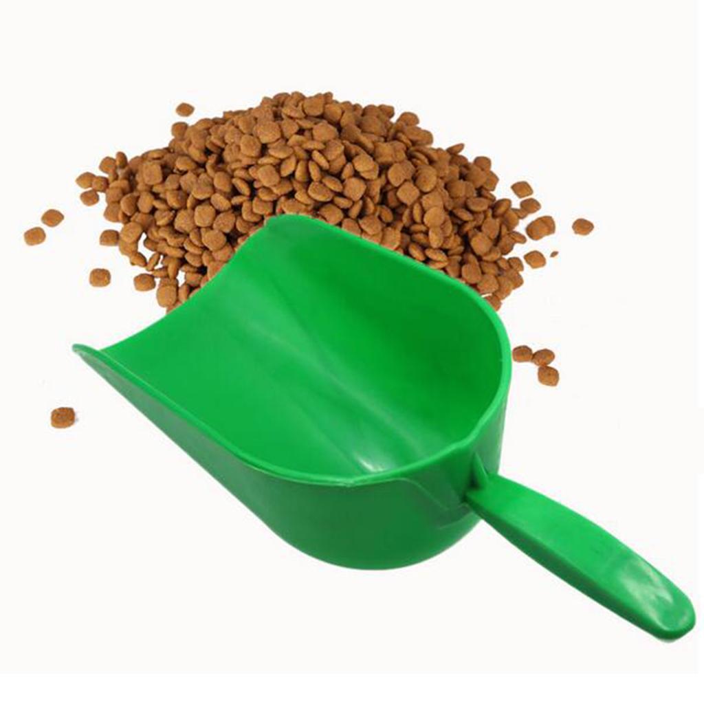 Dog Food Measuring Scoop Shovel Plastic Spoon Pet Feeding Accessories